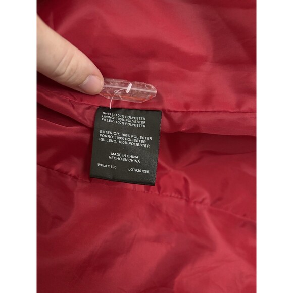 Weatherproof Women's Red LG Quilted Chore Jacket Coat Adjustable Waist Farm Barn - Picture 9 of 9